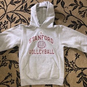 Grey Stanford volleyball sweatshirt